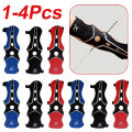 1-4Pcs Archery Arm Guard Lightweight Nylon Forearm Protector Sleeve Adjusting Strap Comfortable Durable Training Accessories.