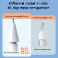 1/4Pcs Silicone Pencile Tips for Apple Pencil 1/2 Wear-Resistant Replacement Stylus Pen Tip for iPencil 1/2 4B 2B Mute Spare Nib. 