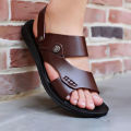 Artificial Leather Fashionable Sandal for Men. 