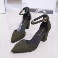 Vogue Casual Velvet Box Heel For Women. 