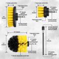 4Pcs Combinate Drill Brush Power Scrubbing Brush Drill Spin Scrubber Electric Cleaning Brush Fixing for Car Bathroom Wooden Floor Laundry Room Cleaning. 