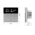 Tuya WiFi Smart Thermostat Temperature Water Electric Floor Heating Gas Boiler Controller for Yandex Alexa (A) Easy to Use.
