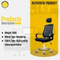FF Ec-07SB [V-MESH] Black Smart Executive office Chair With Head Rest. 