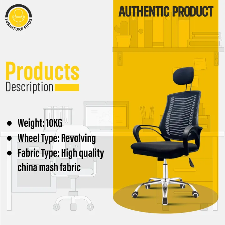 FF%20Ec-07SB%20%5BV-MESH%5D%20Black%20Smart%20Executive%20office%20Chair%20With%20Head%20Rest%20-%20Image%204
