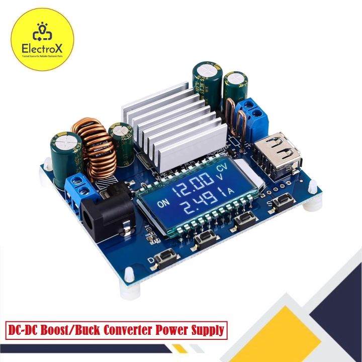 Convertitore 30V 3A Convertitore Buck-Boost DC 5.5-30V A 0.5-30V Con Display LCD - Regolazione Tensione/Corrente Buck Boost Controller - Foto 10