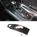For Nissan GTR R35 2008-2016 Dry Carbon Fiber Center Console Gear Panel Frame Decoration Cover Trim Interior Accessories. 