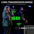 Wireless Microphone Converter XLR Transmitter and Receiver Microphone Wireless System for Dynamic Microphone. 