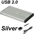 Usb 3.0/2.0 2.5 Inch Hard Drive Disk Enclosure Hdd External Box Case Aluminum Caddy 2.5" Sata Hdd Led For Computer Type C.