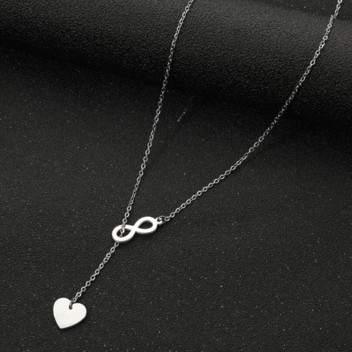 Dainty%20Non%20Tarnish%20Silver%2018K%20Gold%20Plated%20Stainless%20Steel%20Women%20Charm%20Infinity%20Heart%20Pendant%20Necklace%20Jewelry%20-%20Image%205