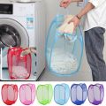 Foldable Laundry Basket, Pop Up Dirty Clothes Storage Bag Washing Laundry Basket Bag Bin. 