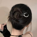 Vintage Crescent Moon Hair Sticks for Women Simple Chinese U-Shape Hairpins Headdress Fashion Hair Accessories. 
