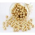 Cake Decoration Metallic Golden Sugar Ball- 50g.
