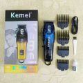 KEMEI KM-709A Rechargeable Professional Hair Trimmer With LED Display - 180 Min Runtime.
