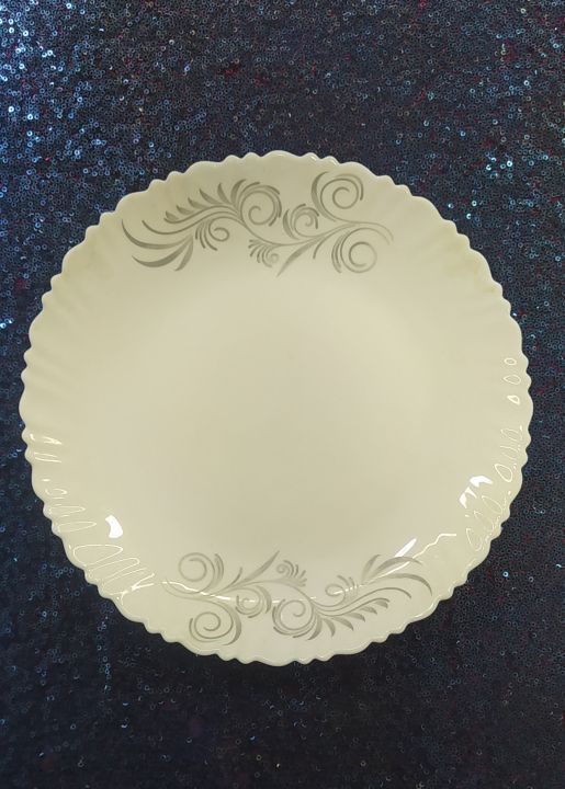 Opal Glass Dinner Plate Set - Elegant Dinnerware Set For Serving Meals And Entertaining Guests