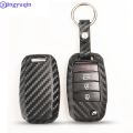 jingyuqin Carbon Silicone Key Case For KIA K3 K4 Sportage R QL KX5 Sorento KX3 KS3 Cerato Frote Soul. 