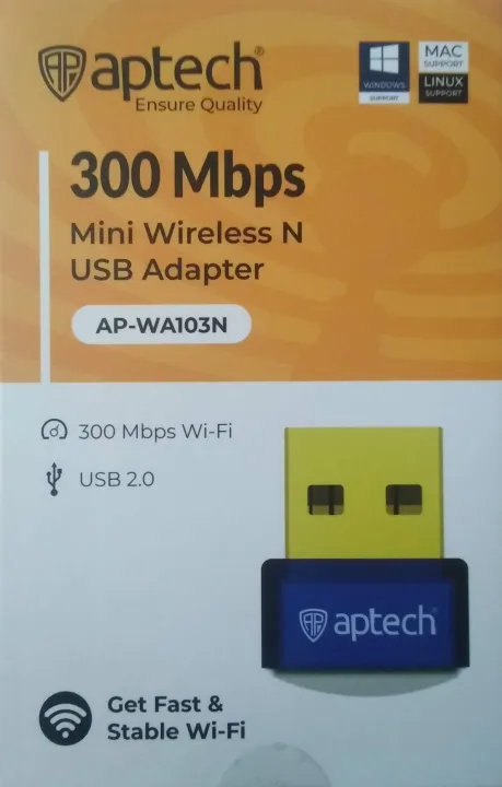 Aptech%20AP-WA103N%20300Mbps%20Wireless%20Wifi%20USB%20Adapter%20-%20Image%202