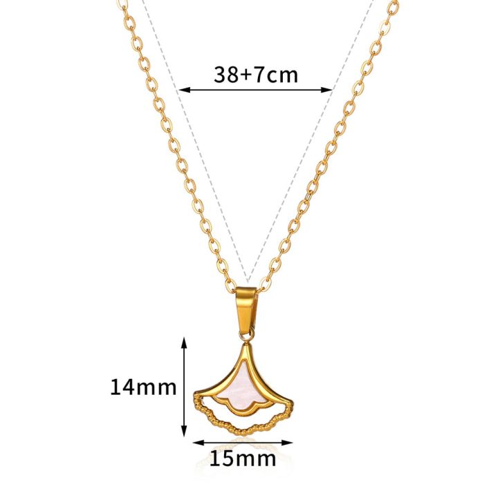 Stainless%20Steel%20Luck%20Clover%20Pendant%20Necklaces%20For%20Women%20Gold%20Color%20Chain%20Accessories%20Round%20Cross%20Necklace%20Jewelry%20Gift%20-%20Image%207