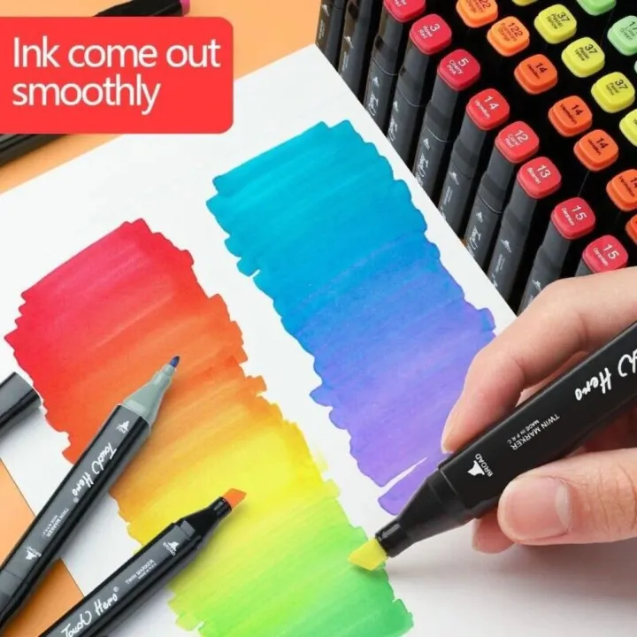 Plastics%20Double%20Head%20Marker%20Set%20Non-Toxic%2015.4cm%20In%20Length%20Wholesale%20Double%20Head%20Oil-Based%20Watercolor%20Markers%20Students%20Cartoon%20-%20Image%204