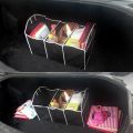 TOHAYIE Car Trunk Organizer Folding Sturdy Robust Car Storage Box Car Boot Organiser Shopping Tidy Collapsible Space Saving Storage Box. 