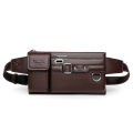 Shanda Crocodile Chest Bag Multi-Functional Large Capacity Waist Bag Casual Shoulder Messenger Bag Men's Bags Trendy Fashion Outdoor. 