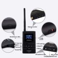 Retekess 1 FM Transmitter FT11+10 TR108 Neck Hanging FM Receiver Earphones Wireless Voice Transmission System For TOEFL IELTS, Meeting, Training, Tour Guides.