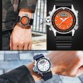SANDA 3008 Multifunctional Men Outdoor Sports Noctilucent 50m Waterproof Digital Wrist Watch. 