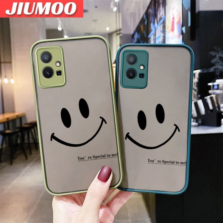 JIUMOO%20For%20vivo%20Y75%205G%20vivo%20Y55%205G%20IQOO%20Z6%205G%20Case%20Fashion%20Simple%20Smile%20Face%20Frosted%20Transparent%20Back%20Cover%20Lens%20Camera%20Protect%20Phone%20Case%20Edge%20Full%20Cover%20Casing%20Hard%20Cases%20-%20Image%208