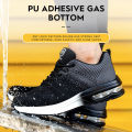【selevn roind】 Fashion Safety Shoes Men Boots Steel Toe Shoes Men Puncture-Proof Work Sneakers Male Shoes Work Boots Indestructible Footwear.