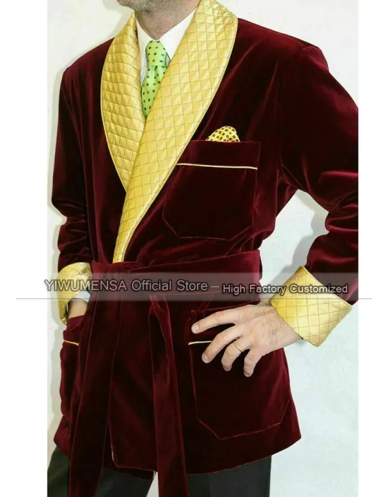 YIWUMENSA%20Latest%20Coat%20Design%20With%20Belt%20Burgundy%20Smoking%20Jackets%20Slim%20Fit%20Mens%20Blazer%20For%20Dinner%20Suits%202021%20Custom%20Made%20Masculino%20-%20Image%203