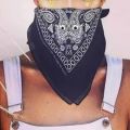 Women 55cm*55cm Head Wrap For Graffitin B-Boyin Sports Paisley Neck Wrist Band Bandana Square Scarf Handkerchief Scarves.