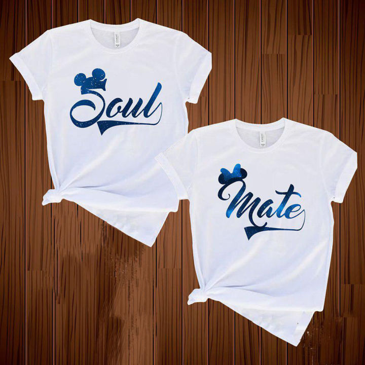 White%20Cotton%20Couple%20Short%20Sleeve%20T-Shirt%20-%20T%20Shirt%20For%20Man%20-%20T%20Sirt%20-%20Image%202