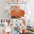 New Makeup Bag for Travel Toiletry Kit Large-Capacity Cosmetic Pouch Woman Multifunction Pu Organizer Case Portable Handbag.