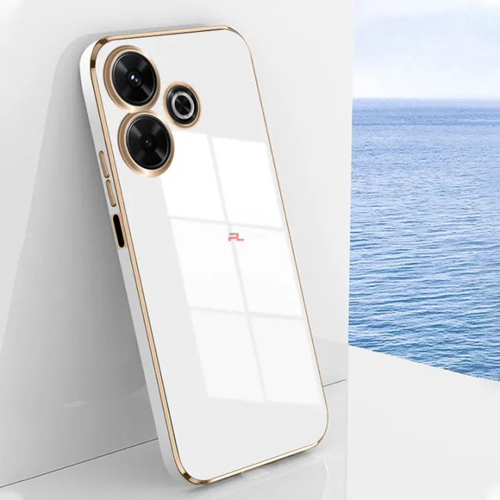 PlusCase%20for%20Xiaomi%20Redmi%2013%204G%20/%20Poco%20M6%204G%206D%20Plating%20Soft%20Case%20Lens%20Protector%20Square%20Frame%20Silicone%20Glossy%20Shockproof%20Phone%20Back%20Cover%20-%20Image%202