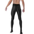 Mens Fashion Glossy Pantyhose Ballet Dance Yoga Leggings Pants Training Fitness Workout Sports Trousers Gym Tights Fitness. 