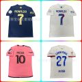 Saudi ili jersey size 7, onaldo iami size 10, essi, arcelona, aris, Lierpool football jersey size 10. 