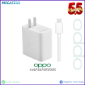 OPPO SUPERVOOC 80W Fast Charging Power Adapter with Cable - Universal Plug Type, New.