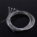 4 Pcs Stainless Steel Bass Strings Bass Guitar Parts Accessories Guitar String Silver Plated Gauge Bass Guitar Music Accessories.