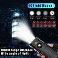 OUMERY 7000 Lumen Powerful Bike Lights Front and Back,5 LED Super Bright USB Rechargeable Waterproof Bicycle Headlight. 