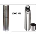 1000ML/ 1 LITRE ALL STEEL HOT/COLD WATER FLASK/TEA FLASKS/VACUUM BOTTLE. 