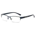 Reading Glasses Half Metal Frame Nearsighted Glasses Unisex Prescription Myopia 0 -0.5 -1 -1.5 -2 -2.5 -3 -4 -5 -6. 