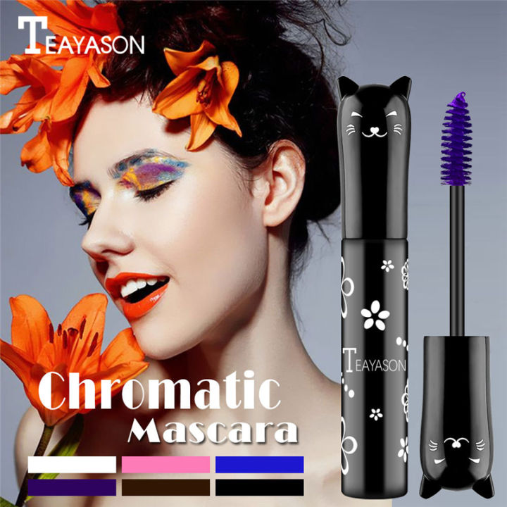 5%20Colors%20Mascara%20Eyelashes%20Curling%20Extension%20Pink%20Purple%20Blue%20White%20Mascara%20Non-smudge%20Waterproof%20Fast%20Dry%20Long-lasting%20Makeup%20-%20Image%203