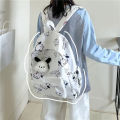 Japanese Pacha Dog Girl School Bag Korean Version Junior High School Student Backpack High Capacity Printed College Style Backpa. 