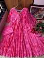 Gown Design China Linen Fabric Fashionable Stitched Readymade Stitched Three Piece dress for women. 