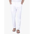Premium Quality Narrow Fit Cotton Stretch White Pajama for Men- EID COLLECTION.