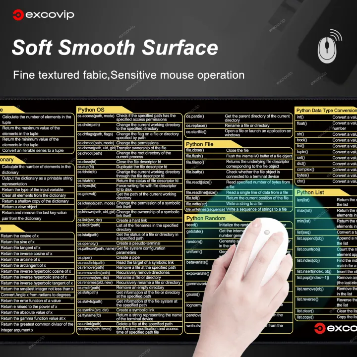 EXCO%20Python%20Programing%20Mouse%20Pad%20Large%20Shortcuts%20Cheat%20Sheet%20Keyboard%20Mousepad%20Stitched%20Edge%20Non-Slip%20Base%20Desk%20Mat%20for%20Engineer%20-%20Image%202