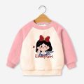 Girls' sweatshirt autumn and winter clothes 2023 new baby girl foreign style long sleeve top clothes children's autumn clothes big children's base shirt.