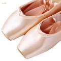 Professional Satin Ballet Pointe Shoes & Ribbon Dance Toe Shoe US3-9 34. 