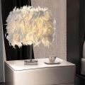【Hey my home】Portable Metal Fur 15x35cm Handmade Lampshade for Modern Bedside Table Lamp Desk Light Home Decor. 