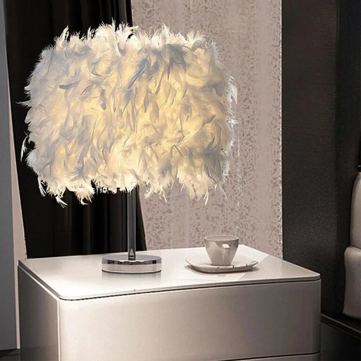 %E3%80%90Hey%20my%20home%E3%80%91Portable%20Metal%20Fur%2015x35cm%20Handmade%20Lampshade%20for%20Modern%20Bedside%20Table%20Lamp%20Desk%20Light%20Home%20Decor%20-%20Image%203