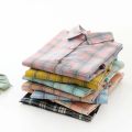 New Autumn Womens Plaid Shirt Excellent Quality Loose Blouses Fresh Casual Design Female Long Sleeve Shirts Lady Tops Clothes.